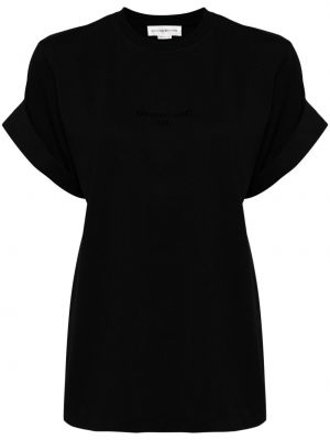 Kokvilnas t-krekls ar apdruku Victoria Beckham