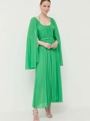 Hedvábné dlouhé šaty Beatrice B zelené