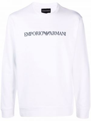 Raštuotas džemperis apvaliu kaklu Emporio Armani