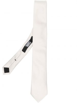 Жакардова копринена вратовръзка Karl Lagerfeld бяло