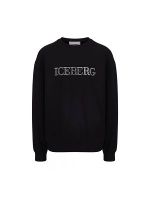 Sweatshirt mit rundhalsausschnitt Iceberg schwarz