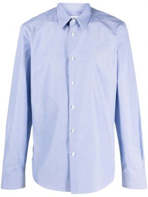 Chemise en coton avec manches longues Lanvin bleu