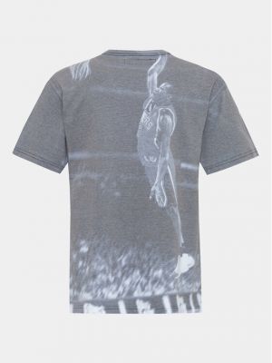 Priliehavé tričko Mitchell & Ness sivá