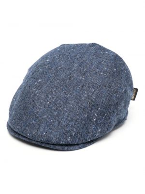 Вълнена шапка с козирки Borsalino синьо