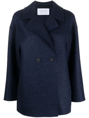 Vilnonis paltas Harris Wharf London mėlyna