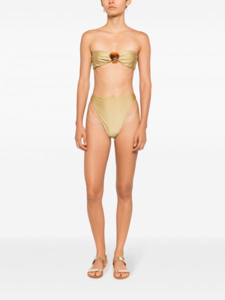 Bikini taille haute Adriana Degreas vert