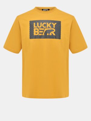 Футболка Lucky Bear оранжевая