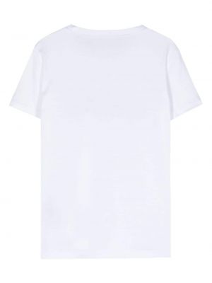 Bavlněné tričko s potiskem Dsquared2 bílé