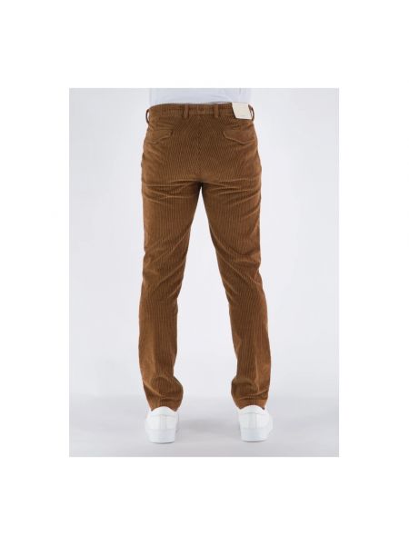 Pantalones ajustados de pana Briglia marrón