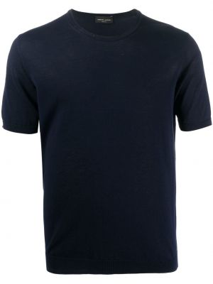 T-shirt Roberto Collina blu