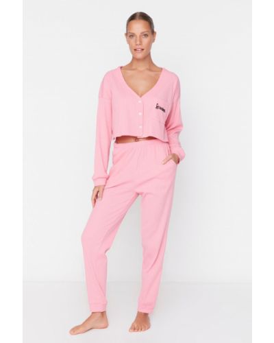 Пижама Trendyol розово