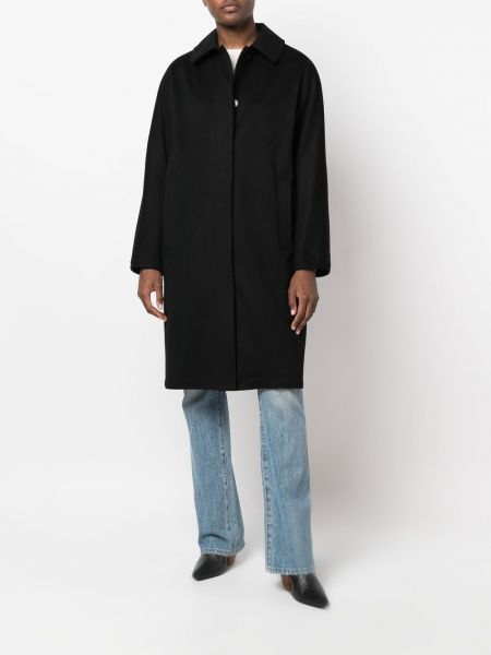 Manteau en laine Mackintosh noir