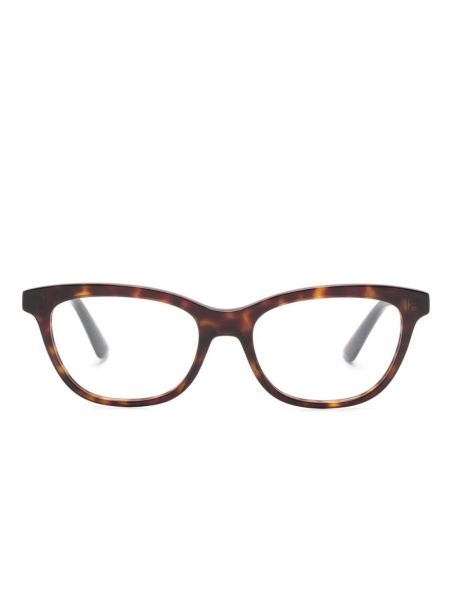 Очила Alexander Mcqueen Eyewear кафяво