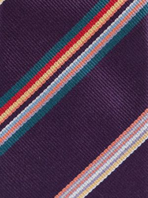 Hedvábná kravata Paul Smith fialová