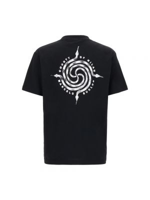 Koszulka w wężowy wzór Marcelo Burlon czarna