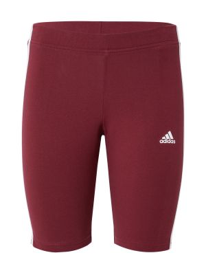 Sportske prugaste hlače Adidas Sportswear crvena