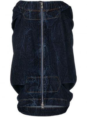 Zip jeans-skjørt Vivienne Westwood blå