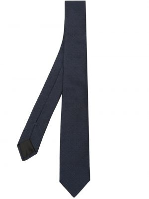 Jedwabny krawat Givenchy niebieski