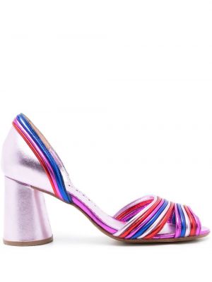 Pruhované sandále Sarah Chofakian fialová