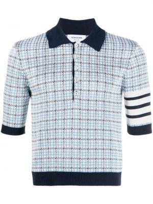 Žakarda rūtainas polo krekls Thom Browne