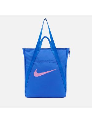 Синяя сумка шоппер Nike
