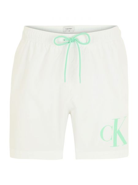Hlače Calvin Klein Swimwear bijela