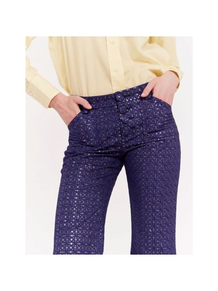 Pantalones con estampado Ines De La Fressange Paris azul
