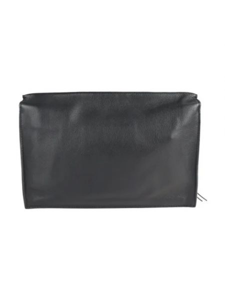 Bolso clutch de cuero retro Balenciaga Vintage negro