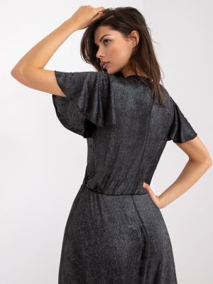 Estélyi ruha Fashionhunters - fekete