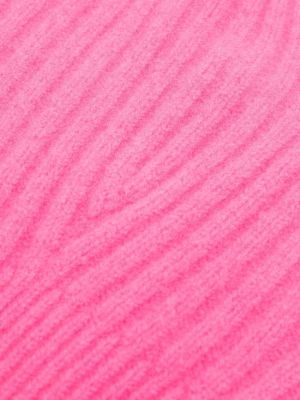 Strick woll mütze Walter Van Beirendonck pink