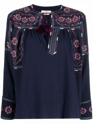 Brodert bluse Isabel Marant étoile blå