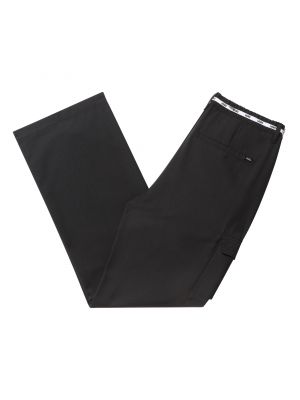 Čipkované cargo nohavice Vans čierna