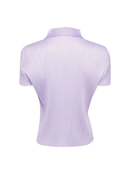 Camisa elegante Issey Miyake violeta