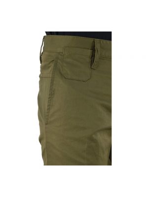 Pantalones chinos con botones de algodón Dsquared2 verde