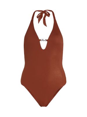Jednodijelni kupaći kostim Karl Lagerfeld crvena