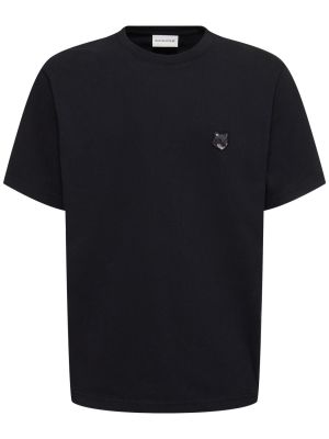 Тениска Maison Kitsuné черно