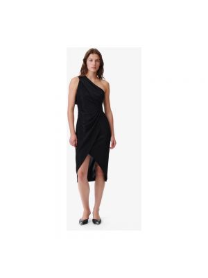 Sukienka midi asymetryczna Iro czarna