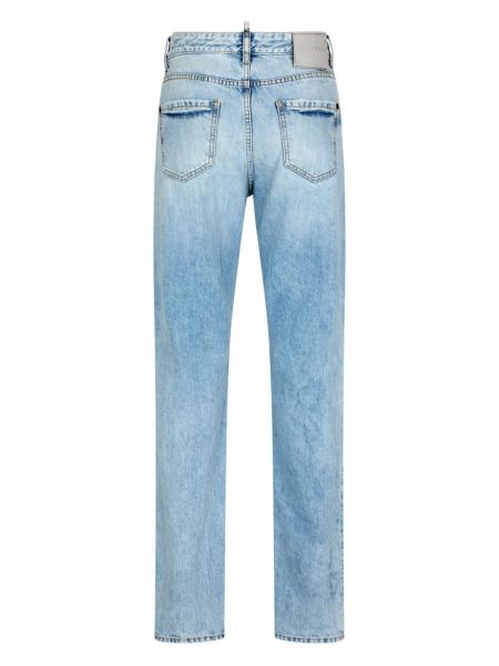 Jeans skinny effet usé Dsquared2 bleu