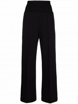 Pantalones con bordado Msgm negro