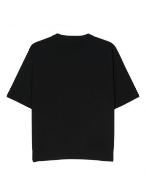 Kokvilnas t-krekls Róhe melns