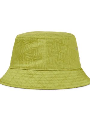 Jacquard müts Bottega Veneta roheline