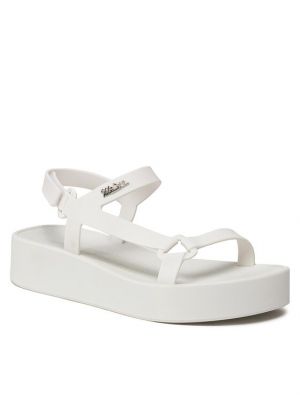 Sandale cu platformă Melissa alb