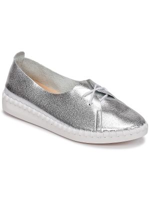 Pantofi derby Les Petites Bombes argintiu