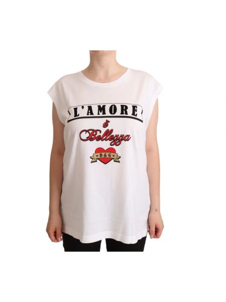 Koszulka z nadrukiem Dolce And Gabbana