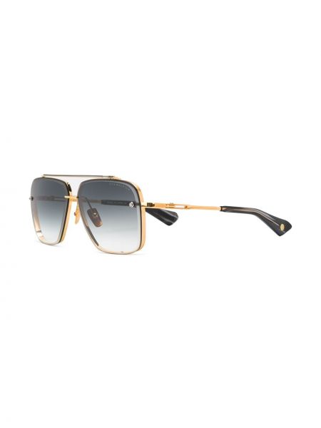 Okulary przeciwsłoneczne oversize Dita Eyewear złote