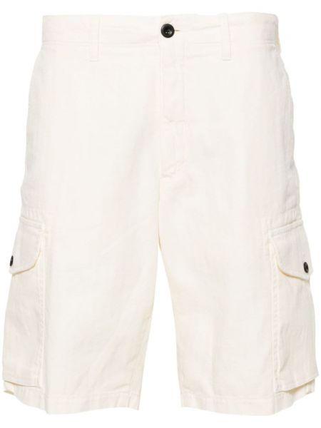 Kratke hlače kargo Incotex bijela