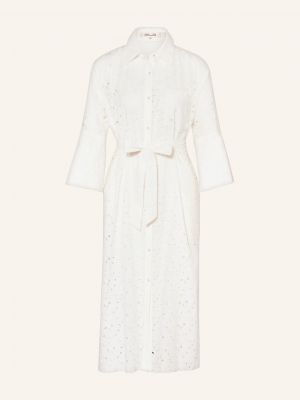 Sukienka koszulowa koronkowa Diane Von Furstenberg biała