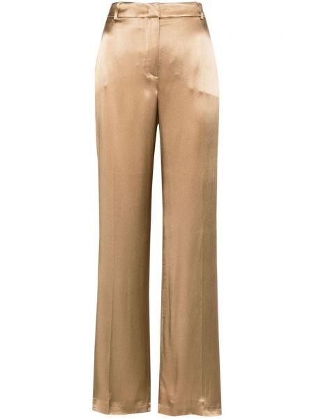 Σατέν παντελόνι με ίσιο πόδι Alberta Ferretti
