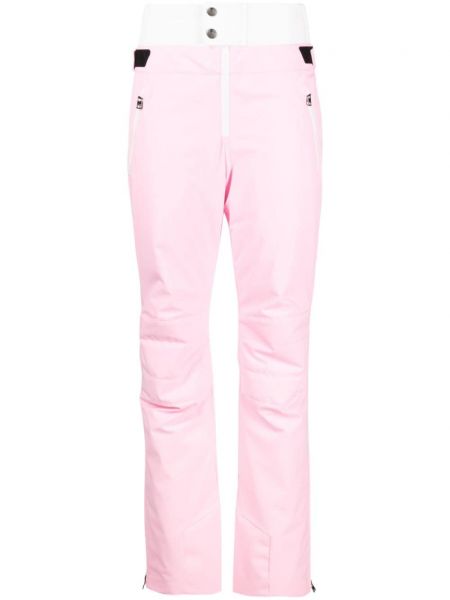 Pantalon droit taille haute Bogner rose