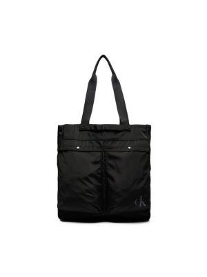 Двостороння сумка шопер Calvin Klein Jeans чорна